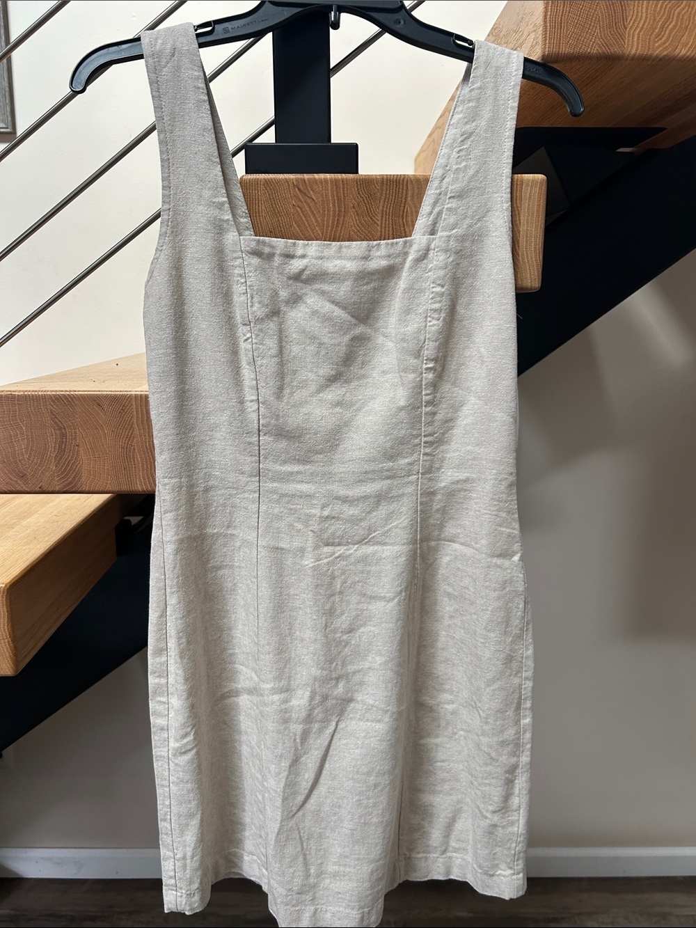 Old Navy Neutral Square-Neck Mini Dress
